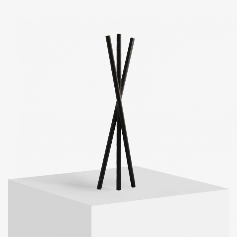 Black 3 layer paper straws Black 3 layer paper straws
