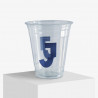 Custom printed 350 ml plastic cup with special design