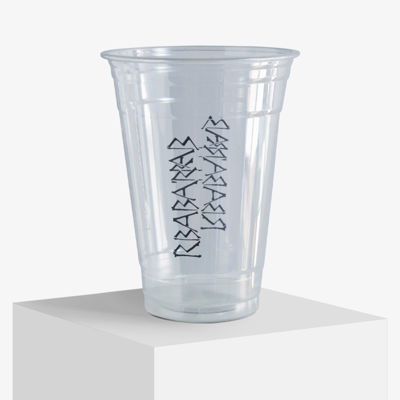 Plastic cups with logo made easy from just 1.000 pcs.