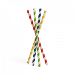 Wholesale 3-layer Smoothie Paper Straws