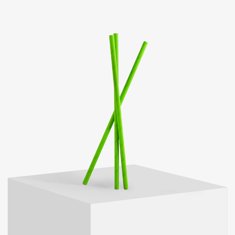 How to buy our paper straws with logo | Limepack paperstraw green standard cocktail