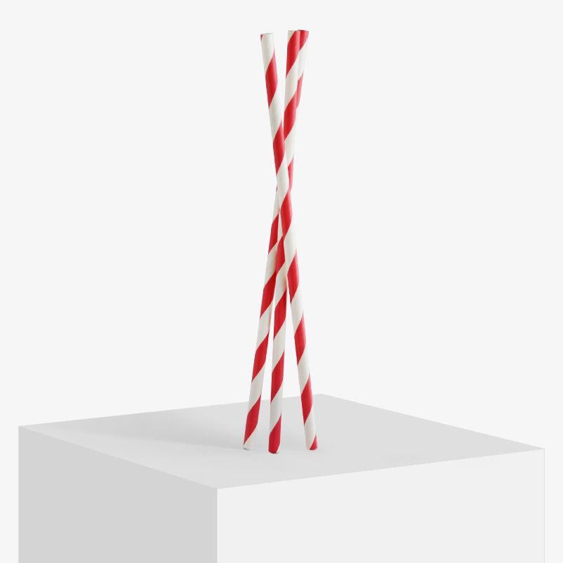 How to buy our paper straws with logo | Limepack paperstraw red standard long